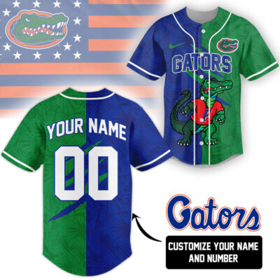 Florida Gators | Premium NCAA Special Split Colors Fan Jersey - 6XL
