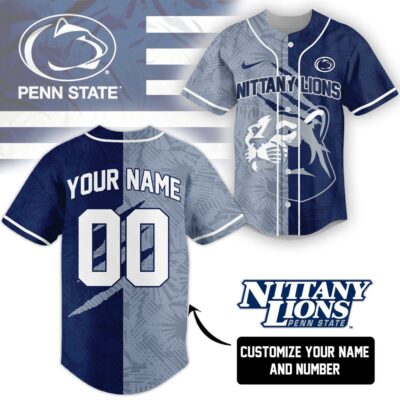 Penn State Nittany Lions | Premium NCAA Special Split Colors Fan Jersey - 6XL