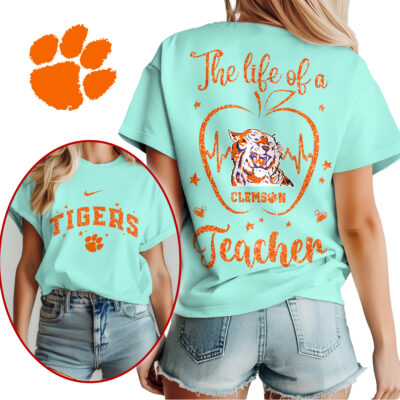 Clemson Tigers | Premium NCAA Taylor Swift Teacher Vibes Shirt