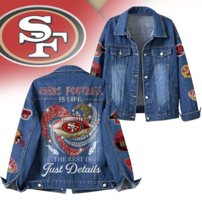 San Francisco 49ers | Premium NFL Football Is Life Denim Jacket