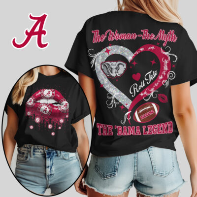 Alabama Crimson Tide | Premium NCAA The Woman The Myth The Legend T-shirt