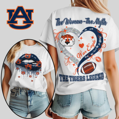 Auburn Tigers | Premium NCAA The Woman The Myth The Legend T-shirt