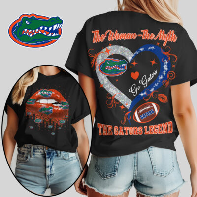 Florida Gators | Premium NCAA The Woman The Myth The Legend T-shirt