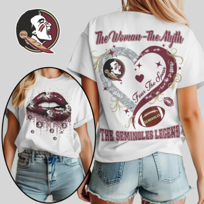 Florida State Seminoles | Premium NCAA The Woman The Myth The Legend T-shirt