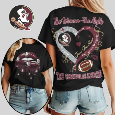 Florida State Seminoles | Premium NCAA The Woman The Myth The Legend T-shirt