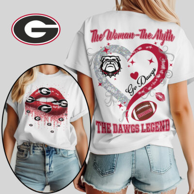 Georgia Bulldogs | Premium NCAA The Woman The Myth The Legend T-shirt
