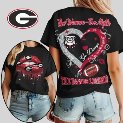 Georgia Bulldogs | Premium NCAA The Woman The Myth The Legend T-shirt