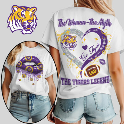 LSU Tigers | Premium NCAA The Woman The Myth The Legend T-shirt