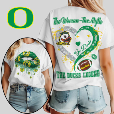 Oregon Ducks | Premium NCAA The Woman The Myth The Legend T-shirt