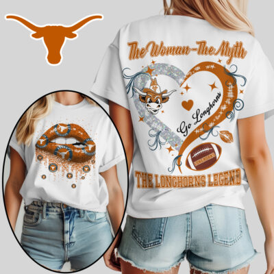 Texas Longhorns | Premium NCAA The Woman The Myth The Legend T-shirt