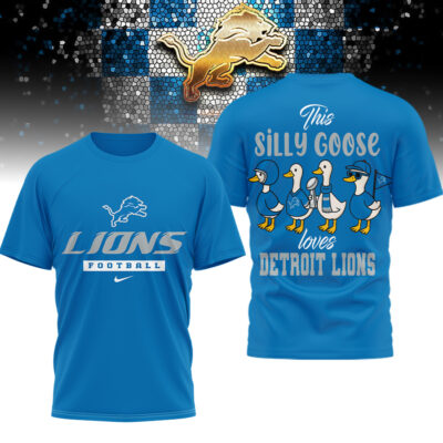 Detroit Lions | Premium NFL Silly Goose 3D Shirt