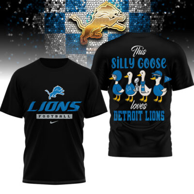 Detroit Lions | Premium NFL Silly Goose 3D Shirt