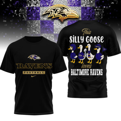 Baltimore Ravens | Premium NFL Silly Goose 3D Shirt