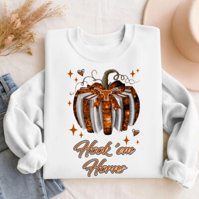 Texas Longhorns | Premium NCAA Pumpkin Bow Game Day Sweater