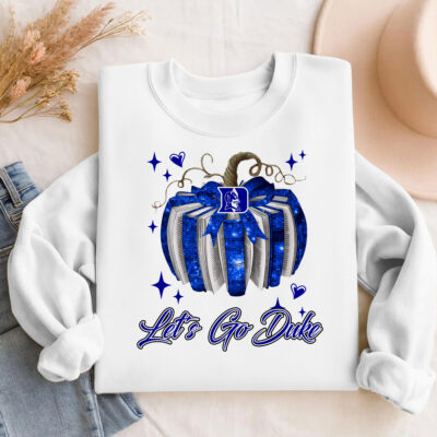 Duke Blue Devils | Premium NCAA Pumpkin Bow Game Day Sweater