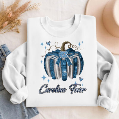 North Carolina Tar Heels | Premium NCAA Pumpkin Bow Game Day Sweater