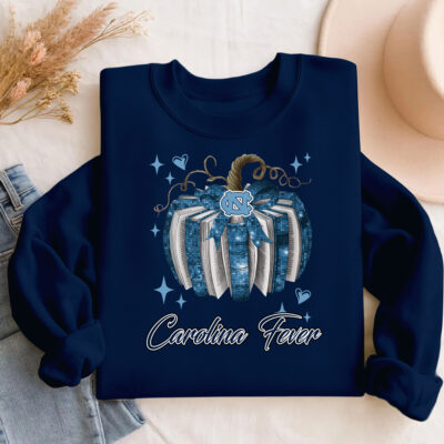 North Carolina Tar Heels | Premium NCAA Pumpkin Bow Game Day Sweater