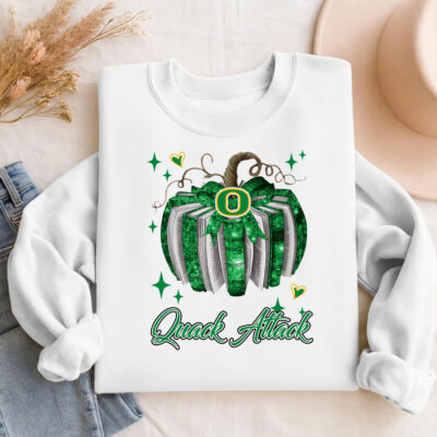 Oregon Ducks | Premium NCAA Pumpkin Bow Game Day Sweater