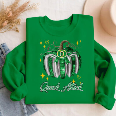Oregon Ducks | Premium NCAA Pumpkin Bow Game Day Sweater