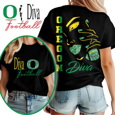 Oregon Ducks | Premium NCAA Diva Football 3D Shirt