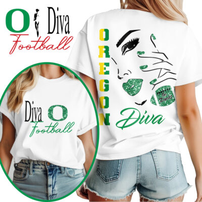 Oregon Ducks | Premium NCAA Diva Football 3D Shirt