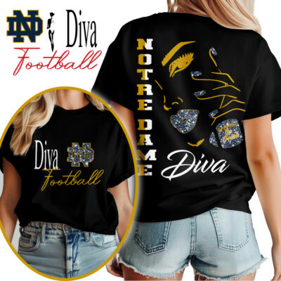 Notre Dame Fighting Irish | Premium NCAA Diva Football 3D Shirt