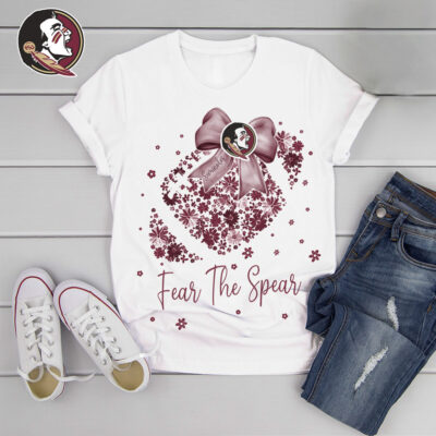 Florida State Seminoles | Premium NCAA Flower Heart Bow Shirt