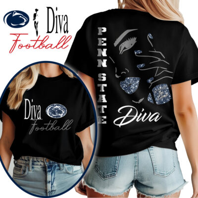Penn State Nittany Lions | Premium NCAA Diva Football 3D Shirt