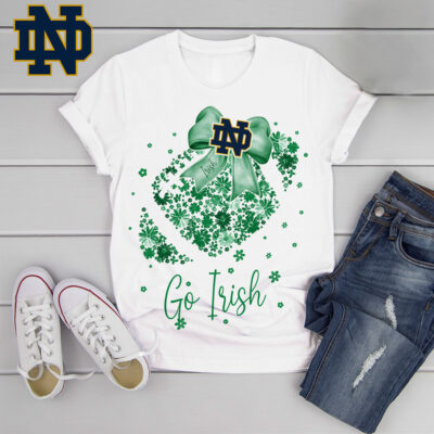 Notre Dame Fighting Irish | Premium NCAA Flower Heart Bow Shirt