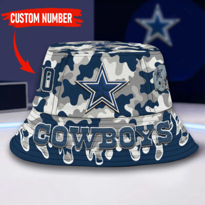 Dallas Cowboys | Premium NFL Flaming Bucket Hat