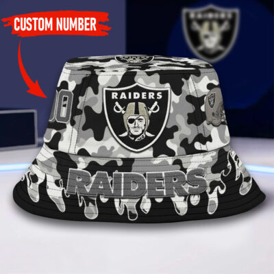 Las Vegas Raiders | Premium NFL Flaming Bucket Hat