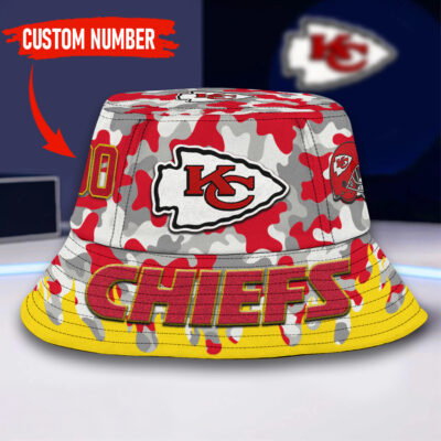 Kansas City Chiefs | Premium NFL Flaming Bucket Hat