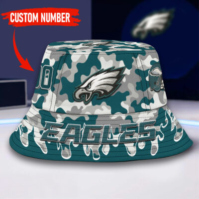 Philadelphia Eagles | Premium NFL Flaming Bucket Hat