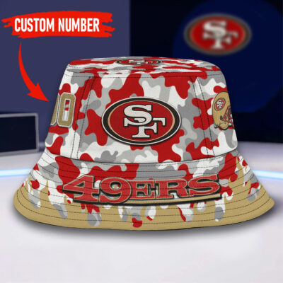 San Francisco 49ers | Premium NFL Flaming Bucket Hat - L