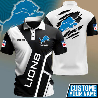 Detroit Lions | Premium NFL Game Day Classic Polo - 5XL