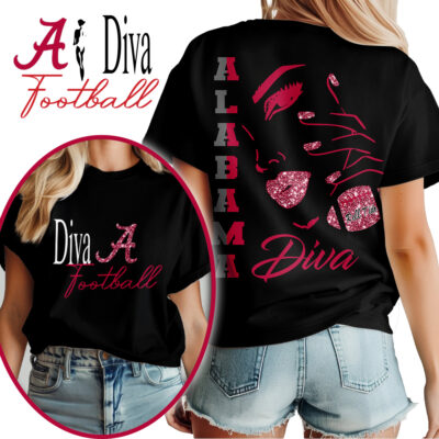 Alabama Crimson Tide | Premium NCAA Diva Football 3D Shirt
