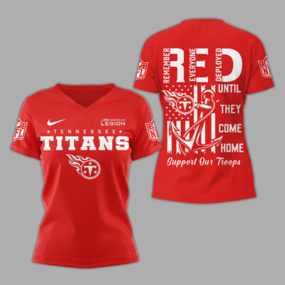 Tennessee Titans | Premium NFL Red Friday Shirt