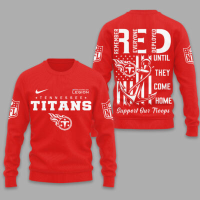 Tennessee Titans | Premium NFL Red Friday Shirt