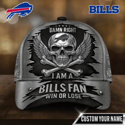 Buffalo Bills | Premium NFL Skull Wings Fan Pride Cap