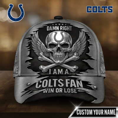 Indianapolis Colts | Premium NFL Skull Wings Fan Pride Cap