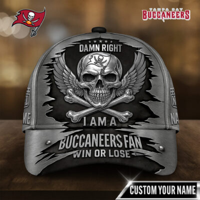 Tampa Bay Buccaneers | Premium NFL Skull Wings Fan Pride Cap