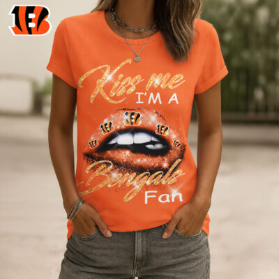 Cincinnati Bengals | Premium NFL Kiss Me Women Shirt