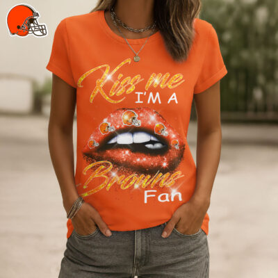 Cleveland Browns | Premium NFL Kiss Me Women Shirt