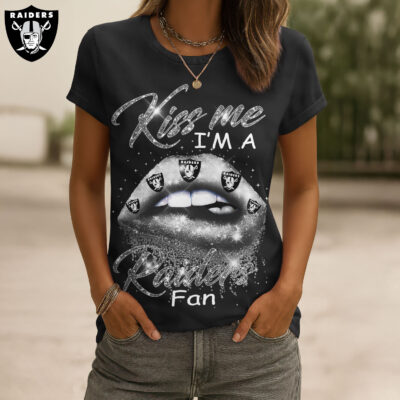 Las Vegas Raiders | Premium NFL Kiss Me Women Shirt