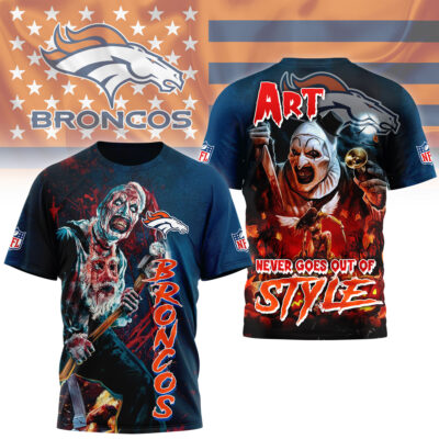 Denver Broncos | Premium NFL Terrifier Fan 3D Shirt - 4XL