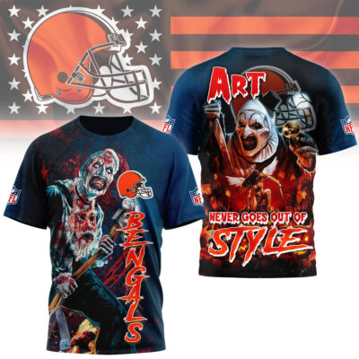 Cleveland Browns | Premium NFL Terrifier Fan 3D Shirt