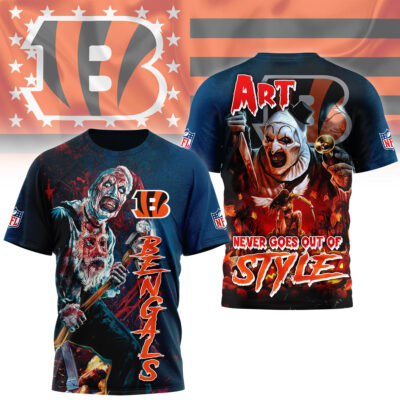 Cincinnati Bengals | Premium NFL Terrifier Fan 3D Shirt