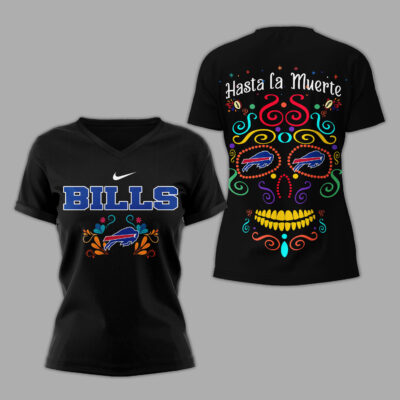 Buffalo Bills | Premium NFL Day of the Dead 3D Shirt