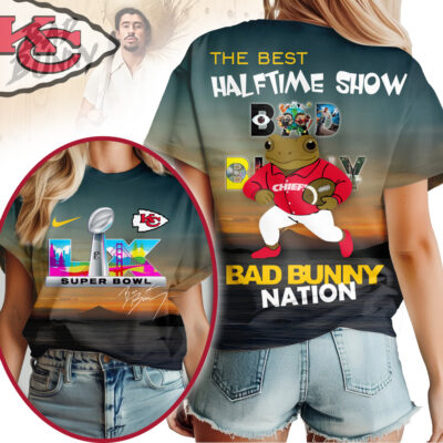 Kansas City Chiefs | Premium NFL Bad Bunny Halftime Nation Woman Shirt - S