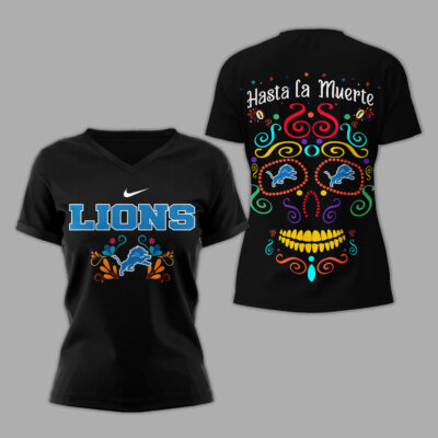 Detroit Lions | Premium NFL Day of the Dead 3D Shirt